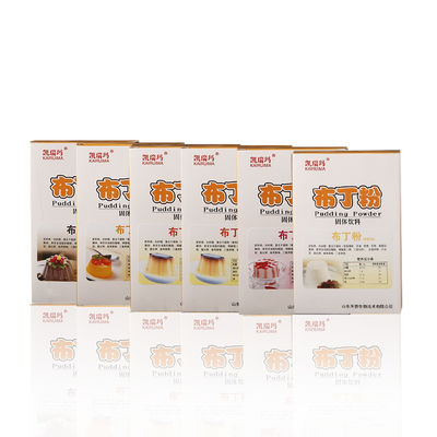 Heerlijk HALAL 1kg Bubble Tea Toping Pudding Poeder In Chocolade Oranje Aroma