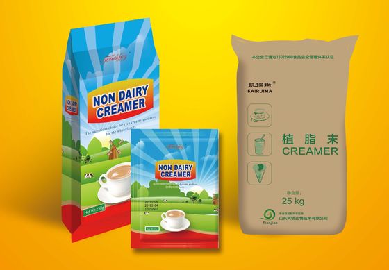 Niet-zuivelcrème koffiecrèmecontainer met 5% tot 80% vetgehalte Monsters vrij